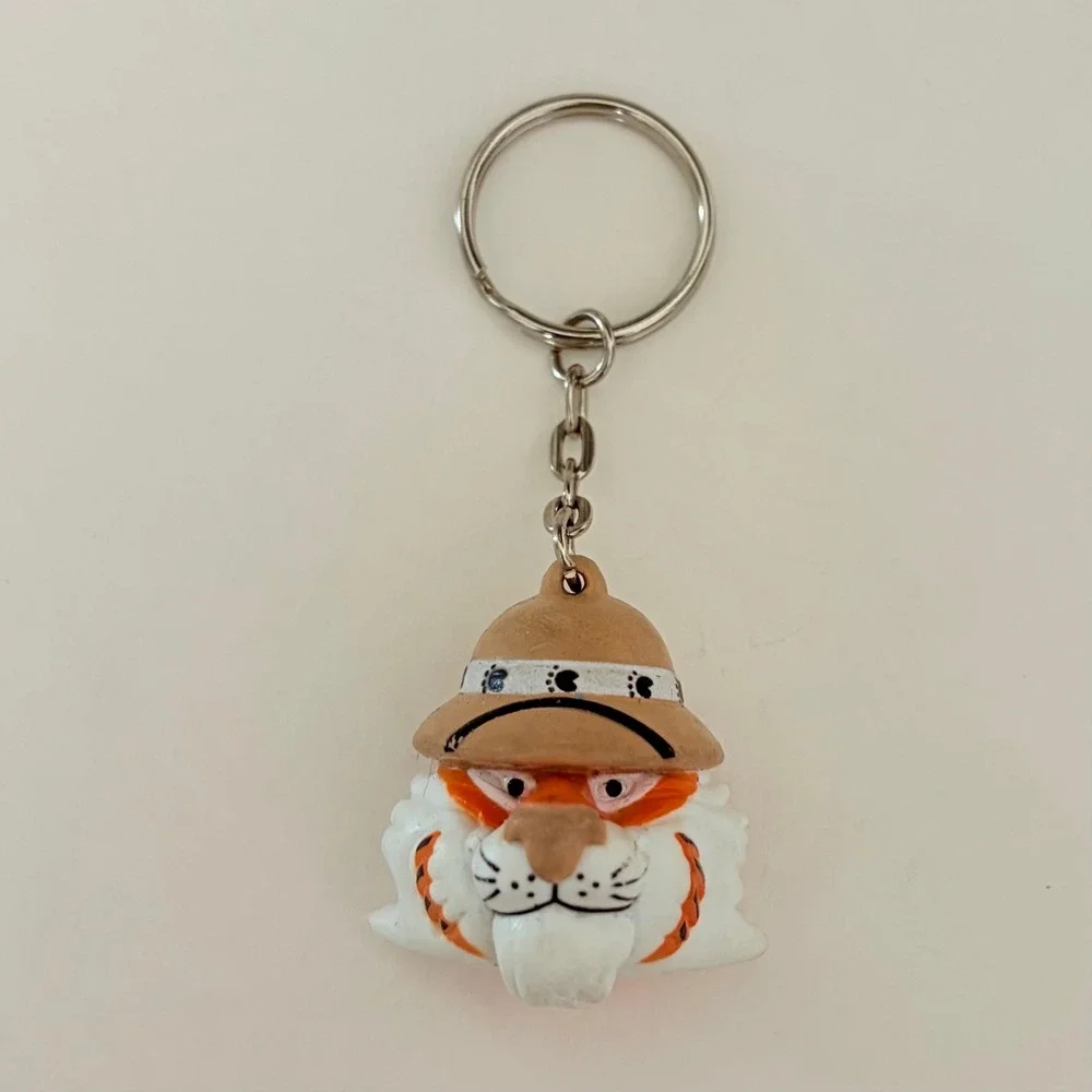 Vintage EXXON Tony The Tiger Gas Promotional Key Chain Car Keys Collectible